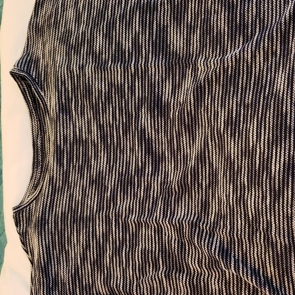 New Directions Studio Women's Navy Slub Knit Top - Size 2X - Picture 2 of 7